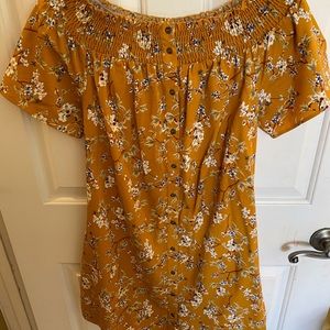 Staccato off the shoulder sundress